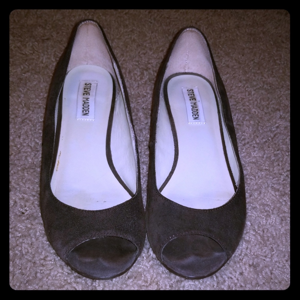 Peeptoe Steve Madden Wedge